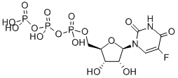 CAS#: 3828-96-4， [(2R,3S,4R)-5-(5-Fluoro-2,4-Dioxopyrimidin-1-Yl)-3,4-Dihydroxyoxolan-2-Yl]Methyl (Hydroxy-Phosphonooxyphosphoryl) Hydrogen Phosphate