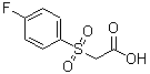 structure of CAS# 383-38-0, [(4-Fluorophenyl)Sulfonyl]Acetic Acid;(4-Fluoro-benzenesulfonyl)-acetic acid;2-[(4-fluorophenyl)sulfonyl]acetic acid;ASN 12738159
