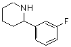 CAS#: 383128-42-5， 2-(3-Fluorophenyl)Piperidine