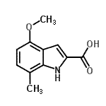 CAS#: 383132-77-2， 4-Methoxy-7-Methyl-1H-Indole-2-Carboxylic Acid