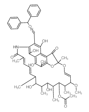 CAS#: 38330-15-3， 3-[[(Diphenylmethoxy)imino]methyl]rifamycin