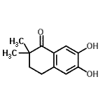 CAS 登录号：383382-77-2， 6,7-二羟基-2,2-二甲基-3,4-二氢-1(2H)-萘酮