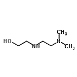 structure of CAS# 38361-86-3, 2-{[2-(Dimethylamino)Ethyl]Amino}Ethanol;2-((2-(dimethylamino)ethyl)amino)ethanol;2-([2-(Dimethylamino)ethyl]amino)ethanol #;2-(2-Dimethylamino-ethylamino)-ethanol