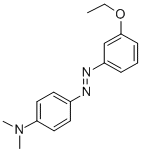 结构式 CAS# 3837-54-5, 4-(3-乙氧基苯基)偶氮-N,N-二甲基苯胺
