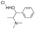 structure of CAS# 38455-90-2, L-N-Methylephedrine Hydrochloride;(1R,2S)-2-Dimethylamino-1-Phenyl-Propan-1-Ol Chloride;(-)-Methylephedrine Hydrochloride;Benzenemethanol, .Alpha.-[1-(Dimethylamino)Ethyl]-, Hydrochloride, [R-(R*,S*)]-