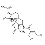 CAS#: 38458-58-1， (3aR,4R,6E,9S,10Z,11aR)-9-Acetoxy-6,10-Dimethyl-3-Methylene-2-Oxo-2,3,3A,4,5,8,9,11A-Octahydrocyclodeca[b]Furan-4-Yl (2E)-4-Hydroxy-2-(Hydroxymethyl)-2-Butenoate