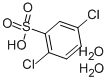 structure of CAS# 38484-94-5, 2,5-Dichlorobenzenesulfonic Acid Dihydrate;2,5-DICHLOROBENZENESULFONIC ACID DIHYDRATE