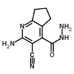 CAS#: 384860-52-0， 2-Amino-3-Cyano-6,7-Dihydro-5H-Cyclopenta[b]Pyridine-4-Carbohydrazide