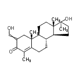 CAS#: 38539-99-0， (17beta)-17-Hydroxy-2-(Hydroxymethylene)-4,17-Dimethylandrost-4-En-3-One