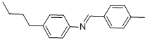 structure of CAS# 38549-81-4, 4-Methylbenzylidene-4-Butylaniline;(4-Butylphenyl)-(4-Methylbenzylidene)Amine;Sbb008216;Benzenamine, 4-Butyl-N-[(4-Methylphenyl)Methylene]-