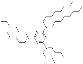 CAS#: 38551-15-4， N2,N2-Dibutyl-N6,N6-Dihexyl-N4,N4-Dioctyl-1,3,5-Triazine-2,4,6-Triamine