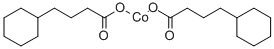 structure of CAS# 38582-17-1, Cobalt Cyclohexanebutyrate;Cobaltous 4-Cyclohexylbutanoate;Cobaltous 4-Cyclohexylbutyrate;Cobalt Bis(4-Cyclohexylbutyrate)