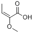 structure of CAS# 38588-37-3, 2-Methoxycrotonic Acid;2-Methoxy-2-Butenoic Acid;2-METHOXYCROTONIC ACID
