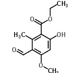 CAS#: 38629-36-6， Ethyl 3-Formyl-6-Hydroxy-4-Methoxy-2-Methylbenzoate