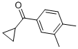 structure of CAS# 38675-78-4, Cyclopropyl-(3,4-Dimethylphenyl)Methanone;Zinc01697382;St5443078;Nsc71983