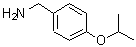 structure of CAS# 387350-82-5, 1-(4-Isopropoxyphenyl)Methanamine;(4-iso-Propoxy)benzyl amine;(4-isopropoxyphenyl)methanamine;(4-Isopropoxyphenyl)methylamine