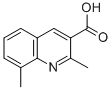 结构式 CAS# 387361-10-6, 2,8-二甲基-喹啉-3-羧酸