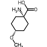 CAS#: 387825-55-0， cis-1-Amino-4-methoxycyclohexanecarboxylic acid