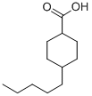 结构式 CAS# 38792-89-1, 4-正戊基环己烷羧酸