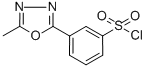 结构式 CAS# 388088-81-1, 3-(5-甲基-1,3,4-恶二唑-2-基)苯磺酰氯