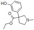 CAS#: 38906-58-0， Ethyl 3-(3-Hydroxyphenyl)-1-Methylpyrrolidine-3-Carboxylate