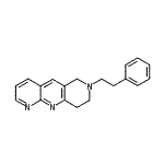 CAS#: 389117-36-6， 7-(2-Phenylethyl)-6,7,8,9-Tetrahydropyrido[2,3-b][1,6]Naphthyridine