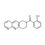 CAS#: 389117-41-3， 8,9-Dihydropyrido[2,3-b][1,6]Naphthyridin-7(6H)-Yl(2-Hydroxyphenyl)Methanone