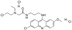 CAS#: 38915-22-9， 2-(2-Chloroethyl-Ethylamino)-N-[3-[(6-Chloro-2-Methoxyacridin-9-Yl)Amino]Propyl]Acetamide Dihydrochloride