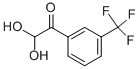 structure of CAS# 38923-38-5, 3-(Trifluoromethyl)Phenylglyoxal Hydrate