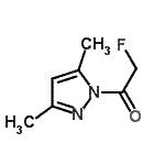 CAS 登录号：38941-41-2， 1-(3,5-二甲基-1H-吡唑-1-基)-2-氟乙酮