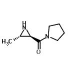 CAS#: 389572-78-5， [(2R,3S)-3-Methyl-2-Aziridinyl](1-Pyrrolidinyl)Methanone