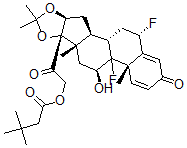 CAS#: 38965-31-0， Fluocinolone acetonide tert-butylacetic ester