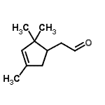 CAS#: 3899-09-0， (2,2,4-Trimethyl-3-Cyclopenten-1-Yl)Acetaldehyde