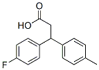 CAS 登录号：390-43-2， 3-(4-氟苯基)-3-(4-甲基苯基)丙酸