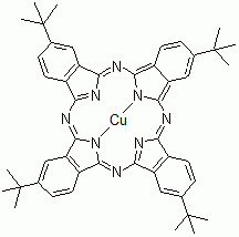 structure of CAS# 39001-64-4, 4,4',4'',4'''-Tetra-Tert-Butylphthalocyanine Copper