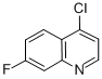 结构式 CAS# 391-82-2, 4-氯-7-氟喹啉