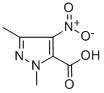 structure of CAS# 3920-37-4, 2,5-Dimethyl-4-Nitro-2 H-Pyrazole-3-Carboxylic Acid;2,5-DIMETHYL-4-NITRO-2 H-PYRAZOLE-3-CARBOXYLIC ACID;1,3-MIMETHYL-4-NITRO-1H-PYRAZOLE-5-CARBOXYLIC ACID;1,3-DIMETHYL-4-NITRO-1H-PYRAZOLE-5-CARBOXYLIC ACID