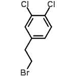 structure of CAS# 39232-02-5, 4-(2-Bromoethyl)-1,2-Dichlorobenzene;4-(2-bromoethyl)-1,2-dichlorobenzene
