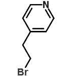 结构式 CAS# 39232-05-8, 4-(2-溴乙基)吡啶
