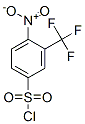 structure of CAS# 39234-83-8, 4-Nitro-3-(Trifluoromethyl)Benzenesulfonyl Chloride;4-Nitro-3-(Trifluoromethyl)Benzene-1-Sulfonyl Chloride;4-NITRO-3-(TRIFLUOROMETHYL)BENZENESULPHONYL CHLORIDE;4-NITRO-3-(TRIFLUOROMETHYL)BENZENESULFONYL CHLORIDE