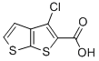 structure of CAS# 39244-08-1, 3-Chlorothieno[2,3-b]Thiophene-2-Carboxylic Acid;3-Chloro-2-Thieno[5,4-B]Thiophenecarboxylate;Zinc04206511