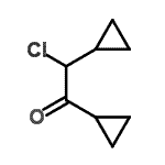 CAS#: 39250-97-0， 2-Chloro-1,2-Dicyclopropylethanone