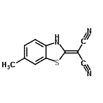 CAS#: 39266-32-5， (6-Methyl-1,3-Benzothiazol-2(3H)-Ylidene)Malononitrile