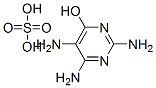 structure of CAS# 39267-74-8, 6-Hydroxy-2,4,5-Triaminopyrimidine Sulfate;2,5,6-Triaminopyrimidin-4(1H)-One Sulphate;4(1H)-Pyrimidinone, 2,5,6-Triamino-, Sulfate