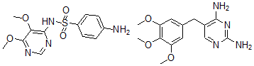 CAS 登录号:39295-60-8, 甲氧苄啶-磺胺多辛