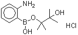 结构式 CAS# 393877-09-3, (2-氨基苯基)硼酸频哪醇酯盐酸盐