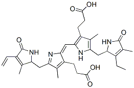 CAS#: 3947-38-4， 3-[2-[(Z)-[3-(2-Carboxyethyl)-5-[[(2R)-4-Ethenyl-3-Methyl-5-Oxo-1,2-Dihydropyrrol-2-Yl]Methyl]-4-Methylpyrrol-2-Ylidene]Methyl]-5-[[(2R)-3-Ethyl-4-Methyl-5-Oxo-1,2-Dihydropyrrol-2-Yl]Methyl]-4-Methyl-1H-Pyrrol-3-Yl]Propanoic Acid