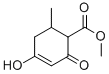structure of CAS# 39493-62-4, Methyl 4-Hydroxy-6-Methyl-2-Oxo-3-Cyclohexene-1-Carboxylate;5,6-Dihydroorsellinicacidmethylester~4-Hydroxy-6-Methyl-2-Oxo-3-Cyclohexene-1-Carboxylatemethylester~Methyl5-Methy;4-Hydroxy-6-Methyl-2-Oxo-3-Cyclohexene-1-Carboxylate Methyl Ester;METHYL 4-HYDROXY-6-METHYL-2-OXO-3-CYCLOHEXENE-1-CARBOXYLATE