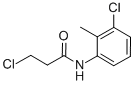 structure of CAS# 39494-09-2, 3-Chloro-N-(3-Chloro-2-Methylphenyl)Propanamide;3-Chloro-N-(3-Chloro-2-Methyl-Phenyl)Propanamide;3-Chloro-N-(3-Chloro-2-Methyl-Phenyl)Propionamide;Nsc37259