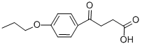 structure of CAS# 39496-82-7, 4-Oxo-4-(4-Propoxyphenyl)Butanoic Acid;4-OXO-4-(4-N-PROPOXYPHENYL)BUTYRIC ACID;4-OXO-4-(4-PROPOXYPHENYL)BUTANOIC ACID;3-(4-N-PROPYLOXYBENZOYL)PROPIONIC ACID